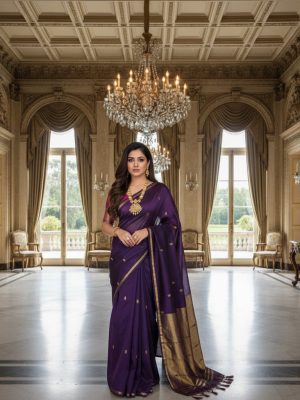 elegant pure cotton saree for women with breathable fabric and comfortable lightweight feel for daily ethnic wear