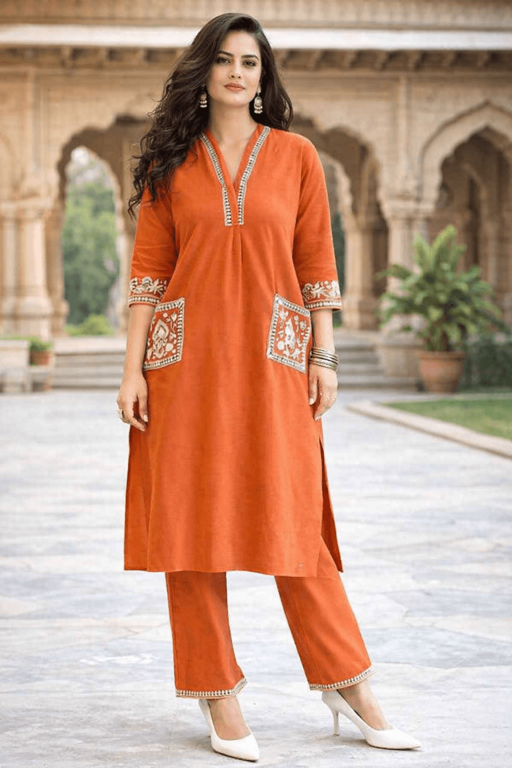 Jaipuri Cotton Kurti Set - Image 2